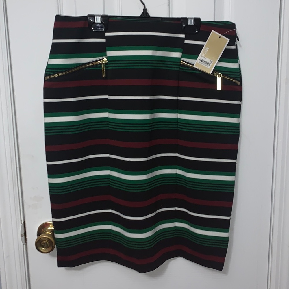 Michael Kors Women’s Striped Skirt Sz 12 NWT